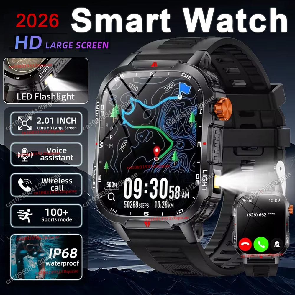 Smartwatch Watches For Women With Gps - 2026 Yeni Sağlam Askeri GPS Akıllı