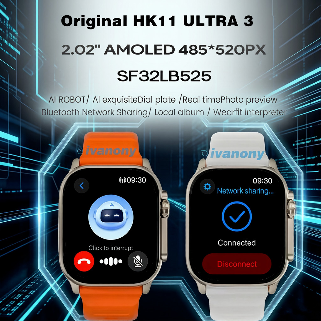 Yeni Akıllı Saat HK11 Ultra 3  - Smartwatch Watches Price incelemesi ve fiyatı