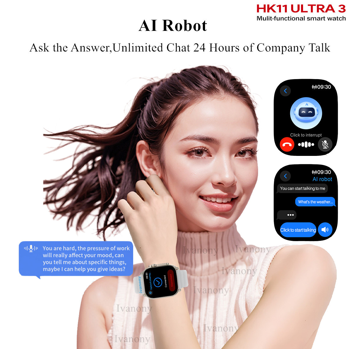 Yeni Akıllı Saat HK11 Ultra 3  - Smartwatch Watches Price incelemesi ve fiyatı