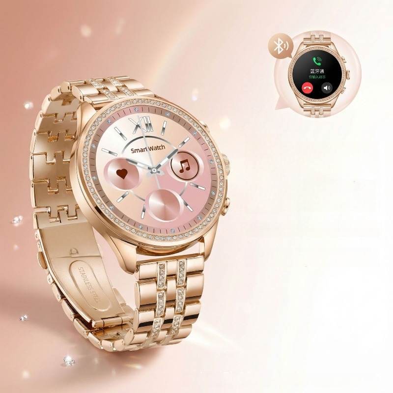GEN9 Elmas İşlemeli Kadın Akıl - Watches Ladies Smartwatch incelemesi ve fiyatı