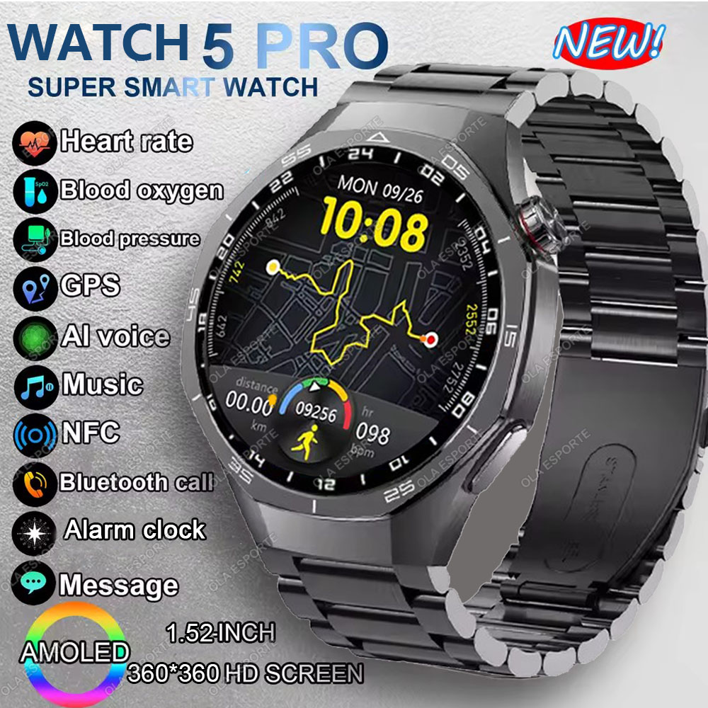Yeni Watch 5 Pro Akıllı Saat 1 - Smartwatch Watches For Women With Gps incelemesi ve fiyatı