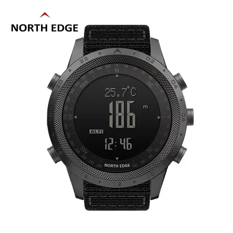 Erkekler Dijital Saat NORTH ED - Altimeter Compass Watch incelemesi ve fiyatı