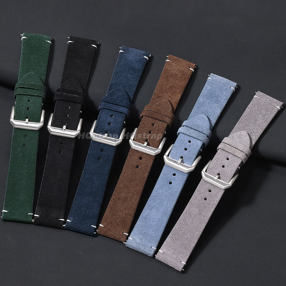 20mm 22mm Yumuşak Süet Deri sa - Smartwatch Vintage Watches For Women incelemesi ve fiyatı