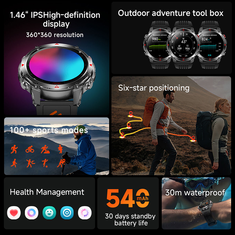 T-Rex 3 Dahili Çift bantlı GPS - Altimeter Compass Watch incelemesi ve fiyatı