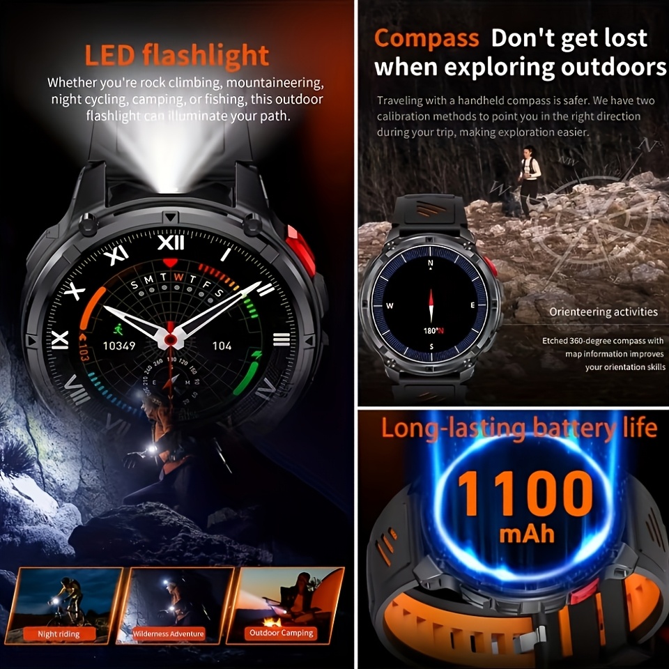 Yeni T-REX3 Ultra 1100mAh Pil  - Altimeter Compass Watch incelemesi ve fiyatı