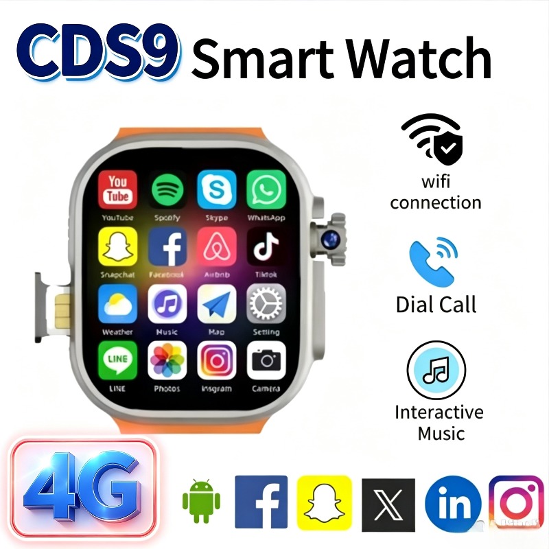 4G CDS9 Android Akıllı Saat –  - Smartwatch Watches For Women With Gps incelemesi ve fiyatı
